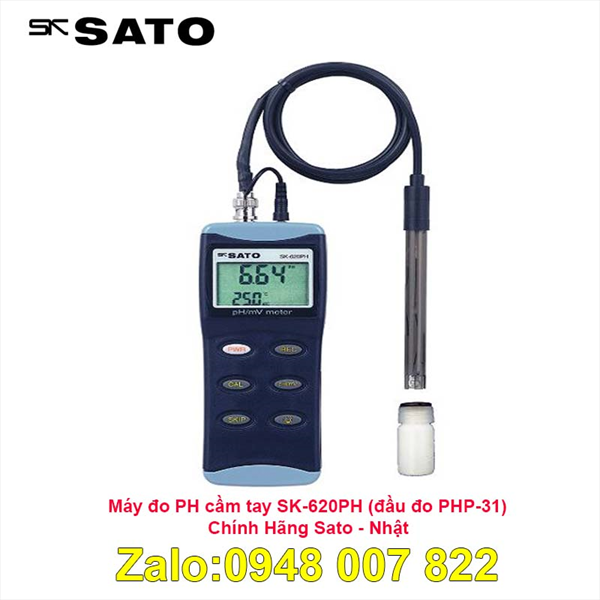 Máy đo pH cầm tay Sato SK-620PHII (kèm PHP-31)